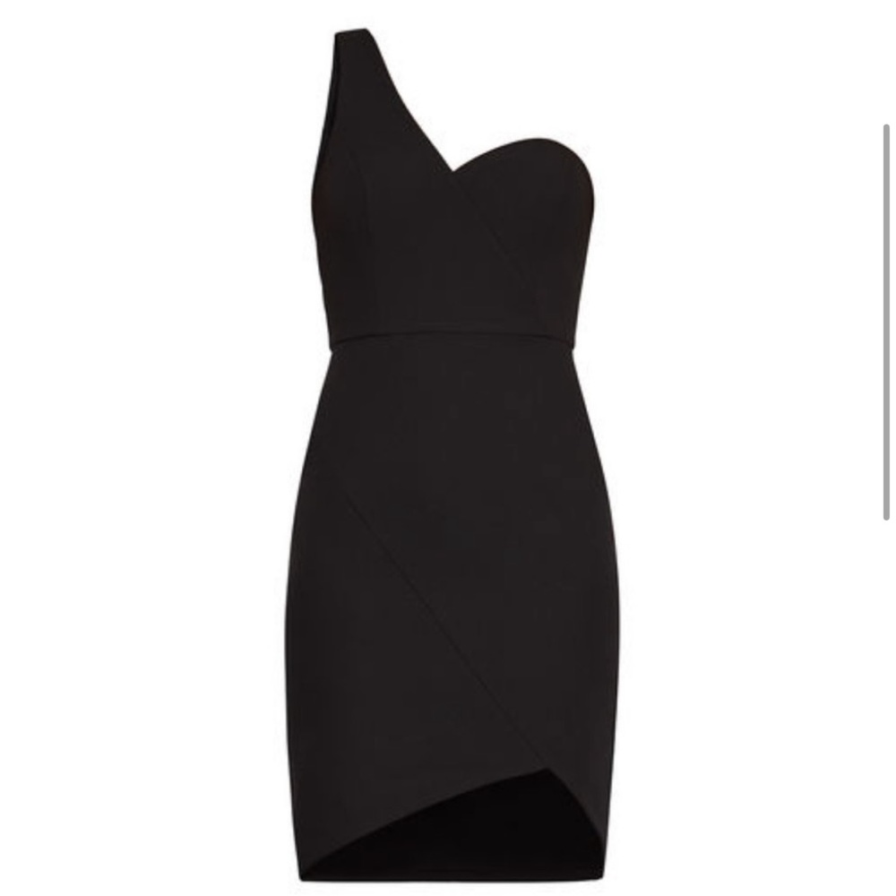 🆕 BCBGMAXAZRIA One Shoulder Mini Dress - Picture 4 of 6